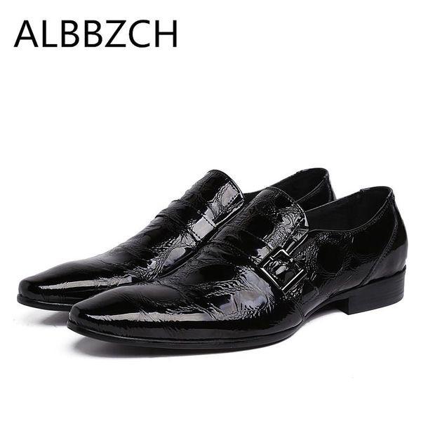 dress shoes embossed patent leather wedding men loafres business casual party mens office work pointed toe slip on, Black
dress shoes embossed patent leather wedding men loafres business casual party mens office work pointed toe slip on, Black