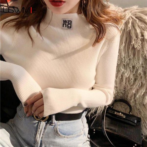 sweater women fashion leisure letter half high neck winter autumn casual long sleeve bottom female pullover women's sweaters, White;black
sweater women fashion leisure letter half high neck winter autumn casual long sleeve bottom female pullover women's sweaters, White;black