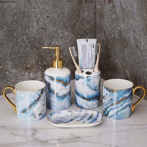 bathroom supplies ceramic lotion bottle soap dish toothbrush holder mouth cup light luxury decoration accessories bath accessory set
bathroom supplies ceramic lotion bottle soap dish toothbrush holder mouth cup light luxury decoration accessories bath accessory set