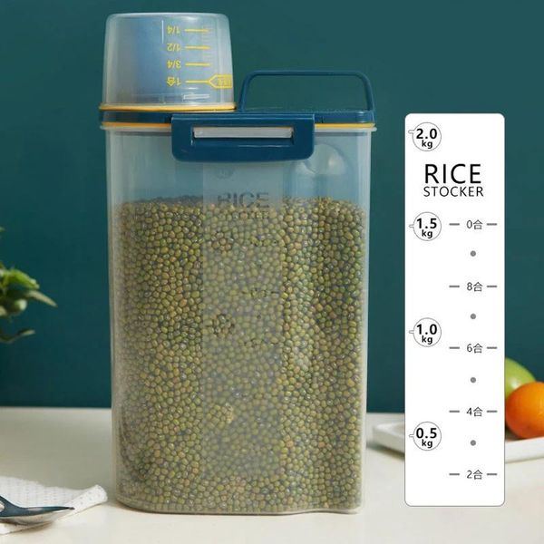 storage bottles & jars kitchen grain sugar flour beans jar bottle transparent household saving wheel bucket stocks holder buckets
storage bottles & jars kitchen grain sugar flour beans jar bottle transparent household saving wheel bucket stocks holder buckets