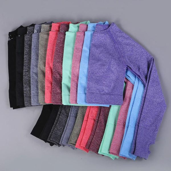 yoga outfit 2021 seamless shirts crop long sleeves for women sports fitness gym clothes workout vest
yoga outfit 2021 seamless shirts crop long sleeves for women sports fitness gym clothes workout vest