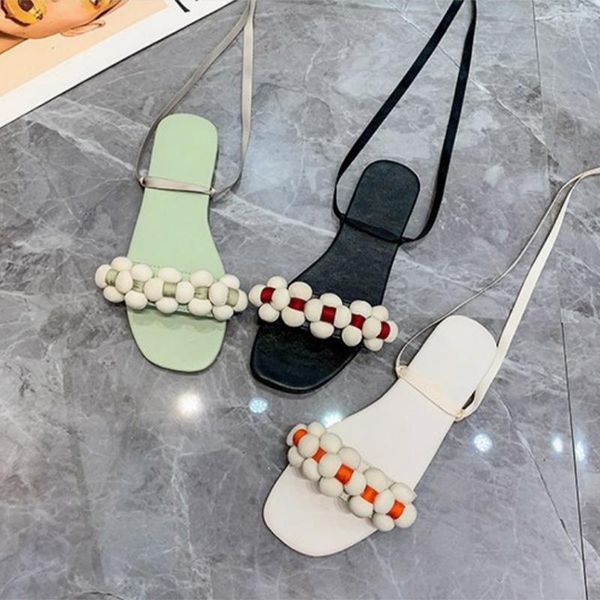 sandals woman pu square toe flower casual narrow band ankle strap ladies footwear solid sweet classics female summer flat shoes, Black
sandals woman pu square toe flower casual narrow band ankle strap ladies footwear solid sweet classics female summer flat shoes, Black