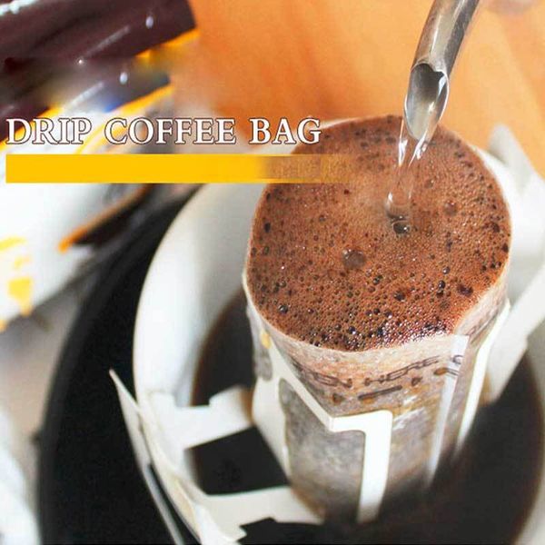 portable drip 100pcs filter bag / pack hanging ear style filters paper home office travel brew coffee and tea
portable drip 100pcs filter bag / pack hanging ear style filters paper home office travel brew coffee and tea