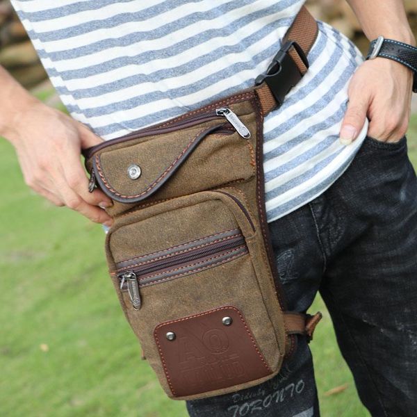 men canvas pu leather stitching waist thigh leg drop bag travel riding cross body messenger shoulder hip belt fanny bags
men canvas pu leather stitching waist thigh leg drop bag travel riding cross body messenger shoulder hip belt fanny bags