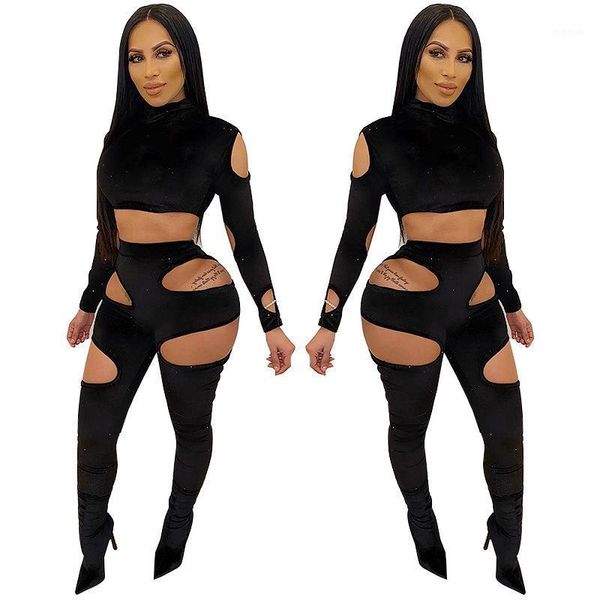 women's tracksuits two piece set long sleeve crop and pants party night hollow out slim bodycon 2 club outfits1 f4i7, Gray
women's tracksuits two piece set long sleeve crop and pants party night hollow out slim bodycon 2 club outfits1 f4i7, Gray