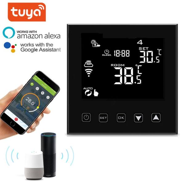smart home control 16a/3a thermostat with lcd display touch screen week programmable for school office el
smart home control 16a/3a thermostat with lcd display touch screen week programmable for school office el