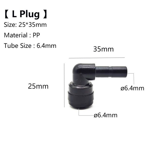 pcs 1/4"od l plug for 6.4 mm calbe osmosis aquarium quick fitting ro water elbow connector pipe watering equipments
pcs 1/4"od l plug for 6.4 mm calbe osmosis aquarium quick fitting ro water elbow connector pipe watering equipments