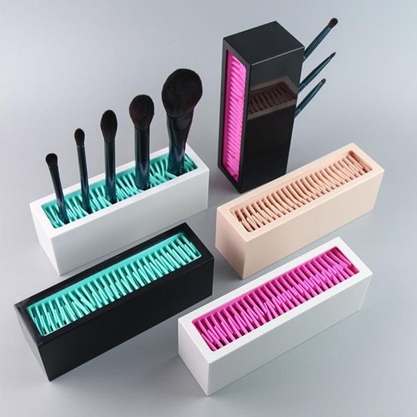 storage boxes & bins silicone cosmetic box with pen holder, desklipstick eyebrow pencil and makeup brush rack
storage boxes & bins silicone cosmetic box with pen holder, desklipstick eyebrow pencil and makeup brush rack