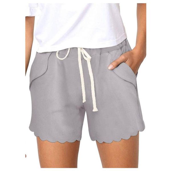 women's shorts women summer casual solid drawstring high waist loose soft cool female with pockets#f3, White;black
women's shorts women summer casual solid drawstring high waist loose soft cool female with pockets#f3, White;black