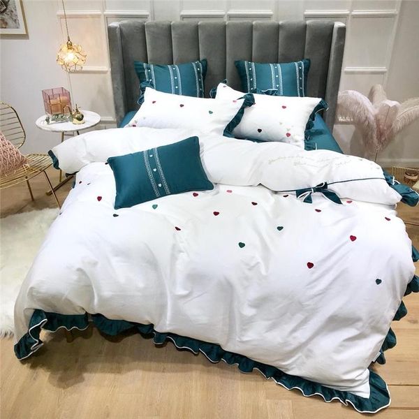 bedding sets luxury egypt cotton heartthrob ruffles set embroidery bow duvet cover bed sheet pillowcases king size 4/6/7pcs
bedding sets luxury egypt cotton heartthrob ruffles set embroidery bow duvet cover bed sheet pillowcases king size 4/6/7pcs