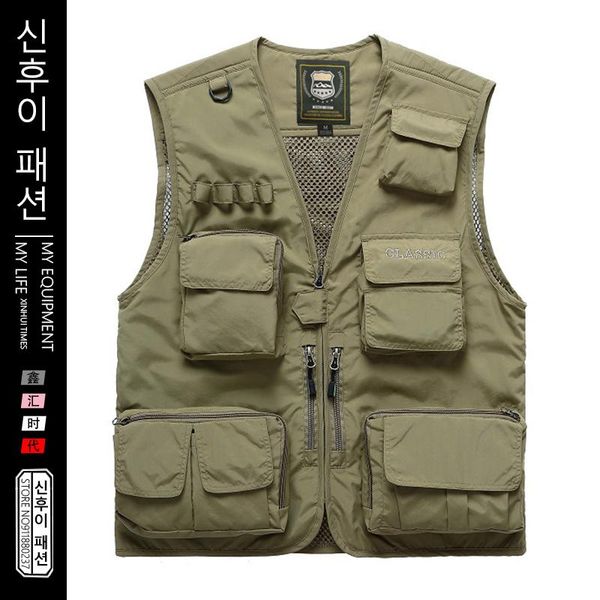 men's vests men hiking outdoor multi-pockets unloading dry thin mesh military cargo male pograp coats waistcoat s-7xl, Black;white
men's vests men hiking outdoor multi-pockets unloading dry thin mesh military cargo male pograp coats waistcoat s-7xl, Black;white