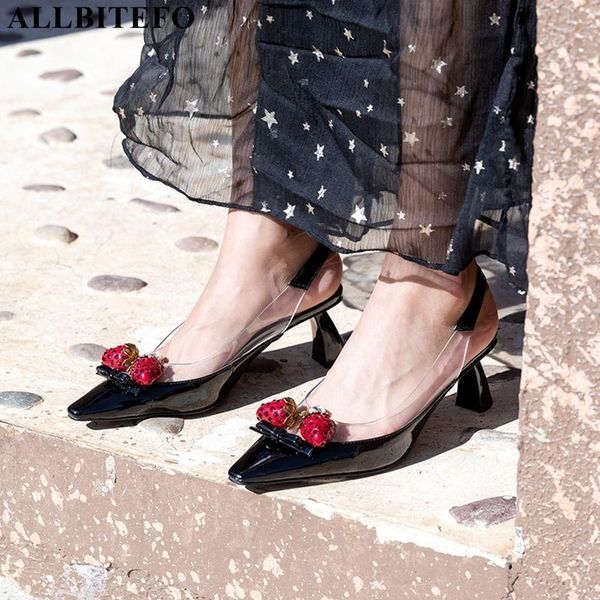 genuine leather brand high heels summer women sandals heel shoes thick office ladies, Black
genuine leather brand high heels summer women sandals heel shoes thick office ladies, Black