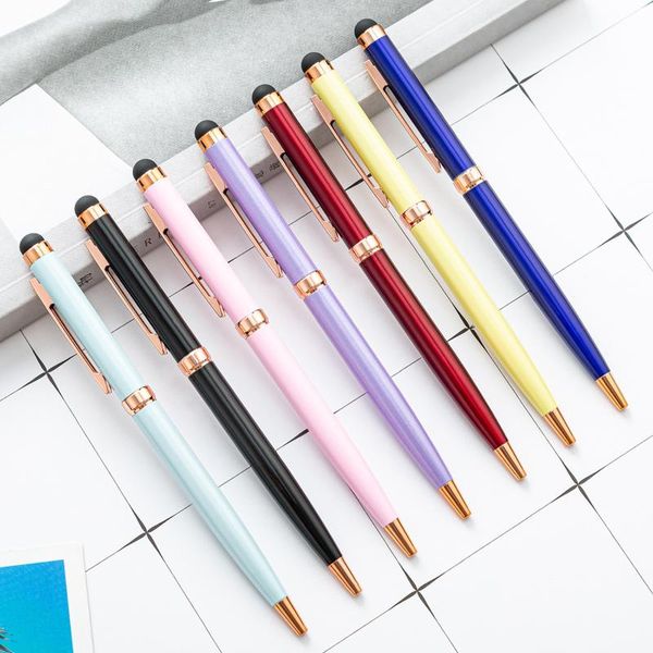 ballpoint pens ellen brook 1 pcs crystal pen stylus touch writing stationery office school supply spinning metal, Blue;orange
ballpoint pens ellen brook 1 pcs crystal pen stylus touch writing stationery office school supply spinning metal, Blue;orange