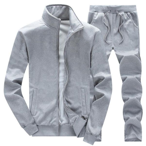 men's tracksuits sportswear suit patchwork zipper sweatshirt pants sets sports tracksuit men track 2021 jogging complet homme, Gray
men's tracksuits sportswear suit patchwork zipper sweatshirt pants sets sports tracksuit men track 2021 jogging complet homme, Gray