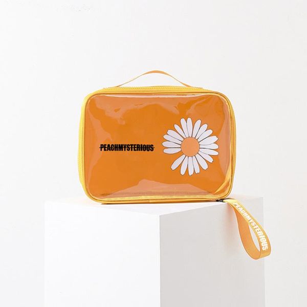 storage bags lovely daisy transparent travel cosmetic pvc waterproof women sundries bag portable wash toiletries organizer
storage bags lovely daisy transparent travel cosmetic pvc waterproof women sundries bag portable wash toiletries organizer