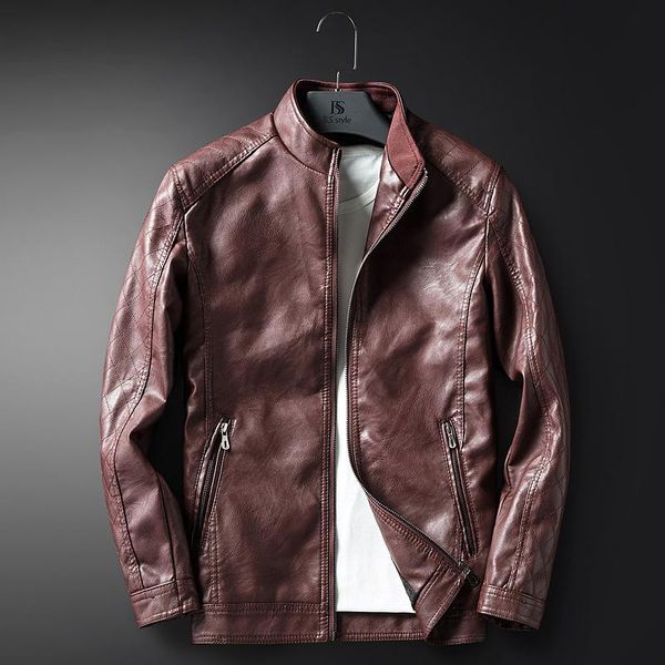 men's fur & faux super selling ouma leather coat spring and autumn short baseball collar pu model locomotive zipper jacket, Black
men's fur & faux super selling ouma leather coat spring and autumn short baseball collar pu model locomotive zipper jacket, Black