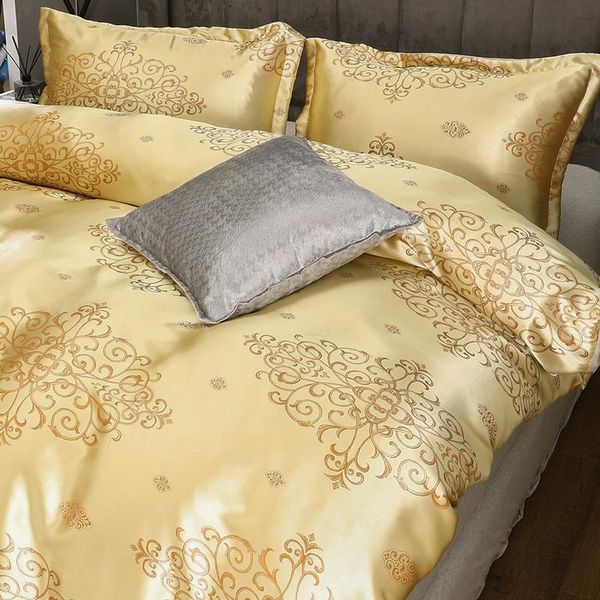 bedding sets european style luxury jacquard duvet cover set (quilt + pillowcase) twin full king single double
bedding sets european style luxury jacquard duvet cover set (quilt + pillowcase) twin full king single double