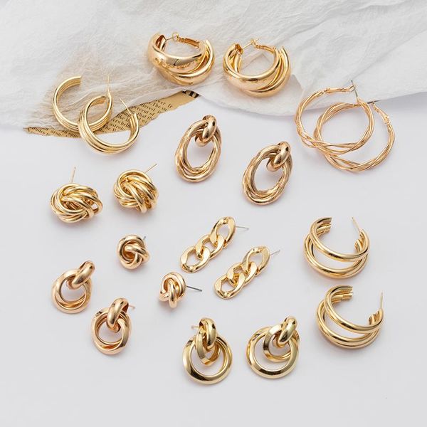 dangle & chandelier fashion punk vintage gold metal drop earrings for women statement geometric round hoop 2021 trend jewelry, Silver
dangle & chandelier fashion punk vintage gold metal drop earrings for women statement geometric round hoop 2021 trend jewelry, Silver