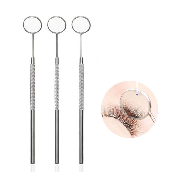 false eyelashes 1pc magnifying checking eyelash extension grafting mirror stainless steel handle oral makeup tools
false eyelashes 1pc magnifying checking eyelash extension grafting mirror stainless steel handle oral makeup tools