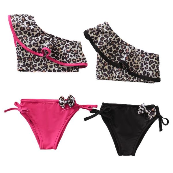 summer baby two-piece swimsuit with leopard pattern slanted shoulder ruffle clothing swimwear one-pieces, Black
summer baby two-piece swimsuit with leopard pattern slanted shoulder ruffle clothing swimwear one-pieces, Black