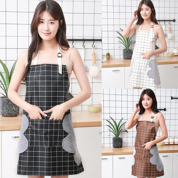 aprons s kitchen cooking baking sleeveless adjustable oil-proof waterproof grid apron
aprons s kitchen cooking baking sleeveless adjustable oil-proof waterproof grid apron