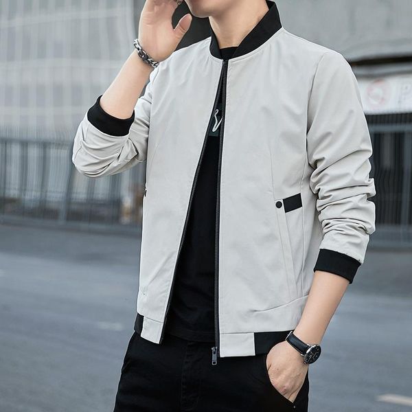 men's jackets coat 2021 korean trend slim handsome versatile jacket spring and autumn thin baseball men cotton, Black;brown
men's jackets coat 2021 korean trend slim handsome versatile jacket spring and autumn thin baseball men cotton, Black;brown
