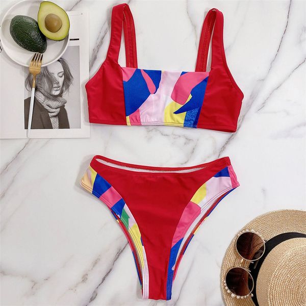 bandeau splicing printed 2021 swimsuit women high cut bikini set swimwear female string knot bathing suit brazilianing
bandeau splicing printed 2021 swimsuit women high cut bikini set swimwear female string knot bathing suit brazilianing