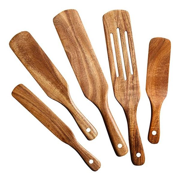 storage baskets wooden spurtles set (5pcs) - teak wood kitchen tools heat resistant non stick cookware for stirring & mixing
storage baskets wooden spurtles set (5pcs) - teak wood kitchen tools heat resistant non stick cookware for stirring & mixing