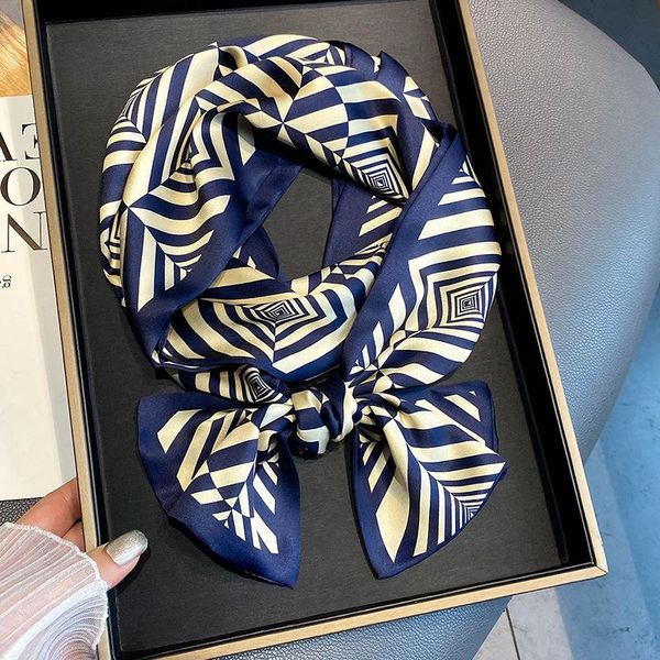 scarves silk scarf women satin neck hair hijab head female foulard print office ladies shawl bandanna handkerchief, Blue;gray
scarves silk scarf women satin neck hair hijab head female foulard print office ladies shawl bandanna handkerchief, Blue;gray