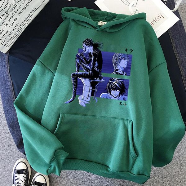men's hoodies & sweatshirts japan aniem death note hoodie men women sweatshirt long sleeve pullovers hooded drop casual kpop kawaii clo, Black
men's hoodies & sweatshirts japan aniem death note hoodie men women sweatshirt long sleeve pullovers hooded drop casual kpop kawaii clo, Black