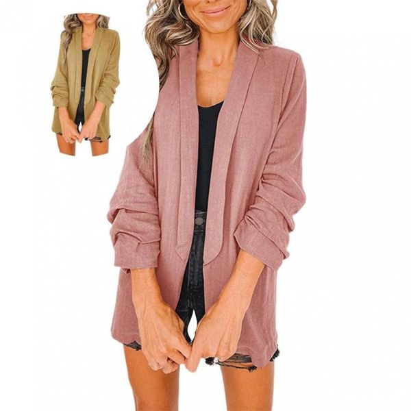 women's suits & blazers quick dry great wear resistant spring blazer all match women loose for going out, White;black
women's suits & blazers quick dry great wear resistant spring blazer all match women loose for going out, White;black