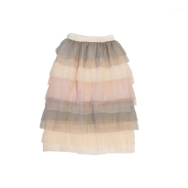 kids clothes bagy girls skirts summer mesh color matching high waist skirt long pleated paragraph, Blue
kids clothes bagy girls skirts summer mesh color matching high waist skirt long pleated paragraph, Blue