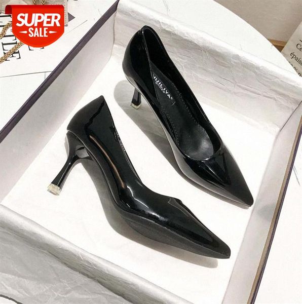 high heels women's stiletto shoes, net celebrity, the same style of korean pointed work shoes 8615-1 #hx2x, Black
high heels women's stiletto shoes, net celebrity, the same style of korean pointed work shoes 8615-1 #hx2x, Black