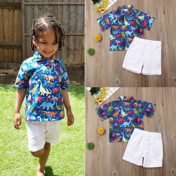 2-7t 2pcs boys clothes set cute animal dinosaur print shirt boys white short pant boys toddler outfit children clothing set, White;black
2-7t 2pcs boys clothes set cute animal dinosaur print shirt boys white short pant boys toddler outfit children clothing set, White;black
