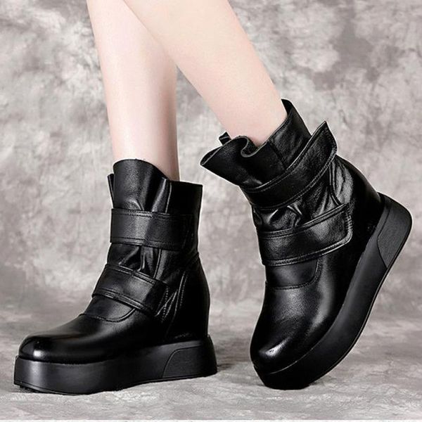 boots yourseason winter ladies genuine leather hook loop 2021 handmade concise casual women height increasing, Black
boots yourseason winter ladies genuine leather hook loop 2021 handmade concise casual women height increasing, Black