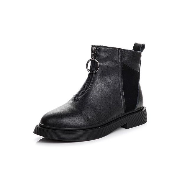 boots women's fashion short winter leather casual shoes trend comfortable ankle, Black
boots women's fashion short winter leather casual shoes trend comfortable ankle, Black