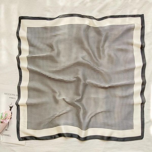 scarves 70*70 ins spring summer scarf small square female korean artistic decoration houndstooth mosaic neckerchief, Blue;gray
scarves 70*70 ins spring summer scarf small square female korean artistic decoration houndstooth mosaic neckerchief, Blue;gray