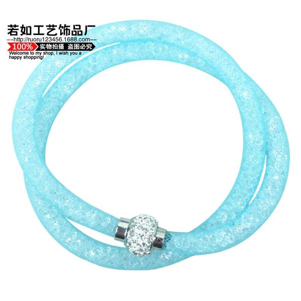 charm bracelets 2021 xuedance double layers tube filled with rhinestones magnet buckle bracelet, Golden;silver
charm bracelets 2021 xuedance double layers tube filled with rhinestones magnet buckle bracelet, Golden;silver