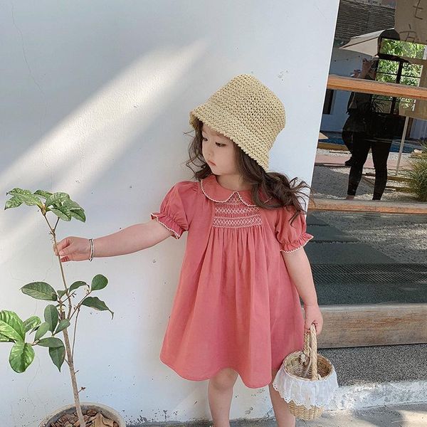 summer children's wear girls thin cotton short sleeve korean baby dress girl's dresses, Red;yellow
summer children's wear girls thin cotton short sleeve korean baby dress girl's dresses, Red;yellow