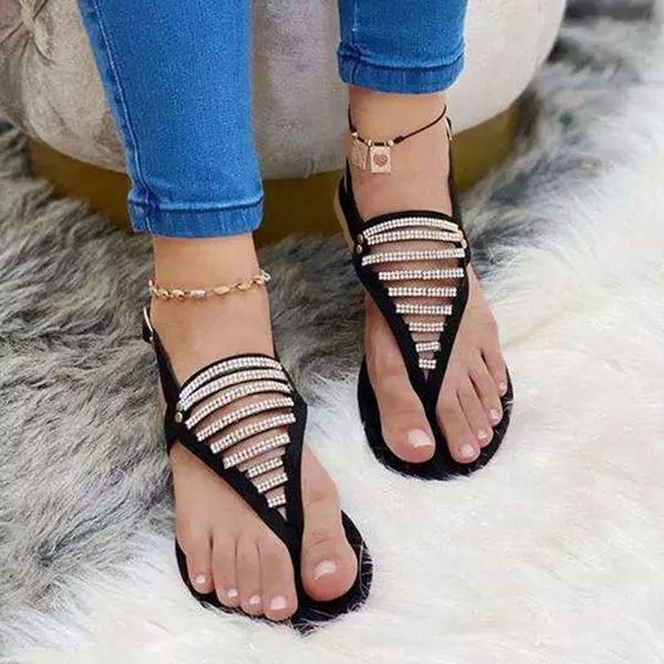 sandals women slippers fashion rhinestone outdoor shoes beach flip flops plus size solid women's 2021 #t2q, Black
sandals women slippers fashion rhinestone outdoor shoes beach flip flops plus size solid women's 2021 #t2q, Black