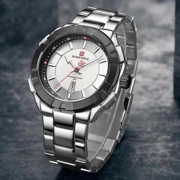 wristwatches naviforce watches men fashion military sport quartz luxury wristwatch mens calendar waterproof clock male relogio masculino 202, Slivery;brown
wristwatches naviforce watches men fashion military sport quartz luxury wristwatch mens calendar waterproof clock male relogio masculino 202, Slivery;brown