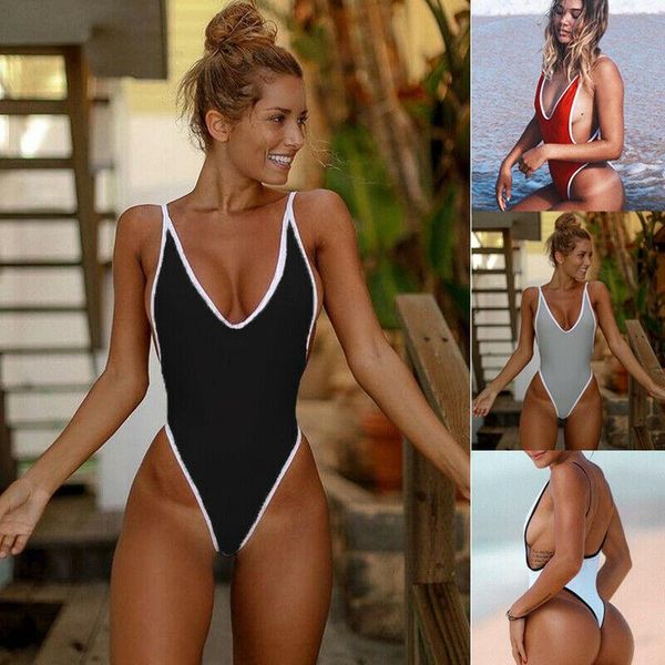 women's jumpsuits & rompers women summer swimsuits 2021 v-neck backless solid skinny one piece swimsuit, Black;white
women's jumpsuits & rompers women summer swimsuits 2021 v-neck backless solid skinny one piece swimsuit, Black;white