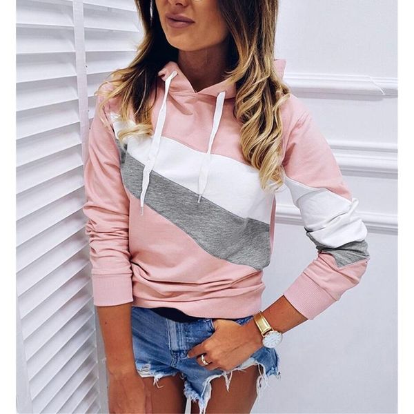 women's hoodies & sweatshirts 2021 fashion womens clothing color block patchwork striped casual women sweatshirt harajuku sj4897v, Black
women's hoodies & sweatshirts 2021 fashion womens clothing color block patchwork striped casual women sweatshirt harajuku sj4897v, Black