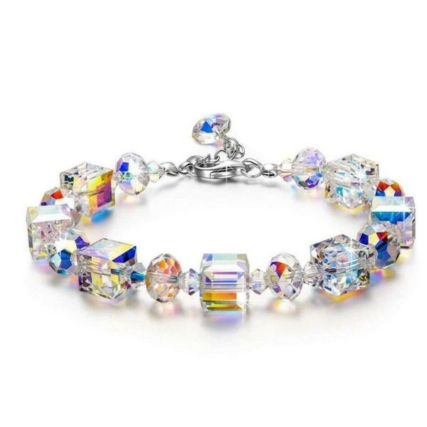 charm bracelets 2021 summer geometric square crystal for women fashion adjustable engagement party jewelry pulseras mujer, Golden;silver
charm bracelets 2021 summer geometric square crystal for women fashion adjustable engagement party jewelry pulseras mujer, Golden;silver