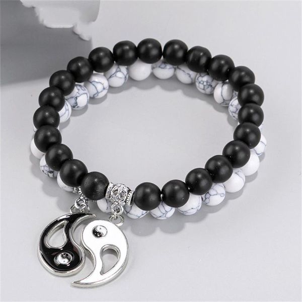 link, chain fashion jewelry wholesale yin and yang gossip tai chi couple bracelet simple black white men's beaded
link, chain fashion jewelry wholesale yin and yang gossip tai chi couple bracelet simple black white men's beaded