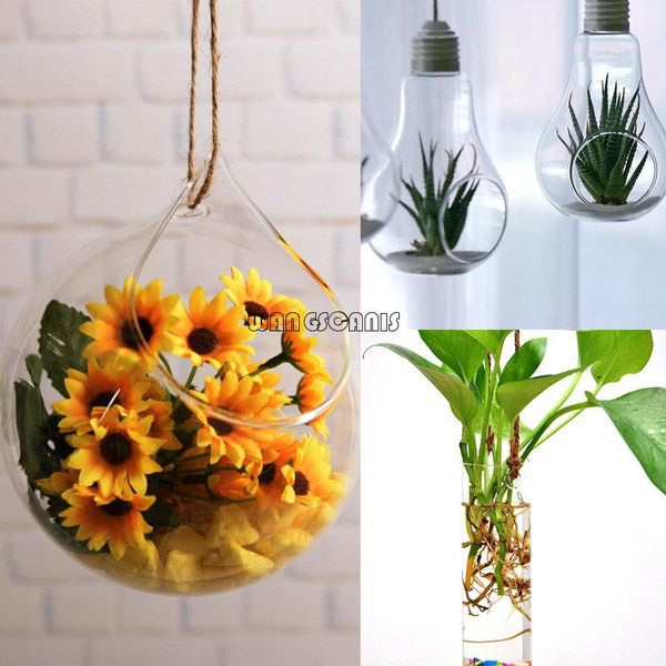 vases 1x glass hanging plant flower vase fish pot wall ball container terrarium garden supplies
vases 1x glass hanging plant flower vase fish pot wall ball container terrarium garden supplies