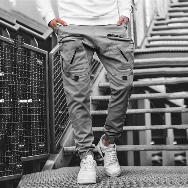 men's pants men casual solid color pockets waist drawstring ankle tied skinny cargo, Black
men's pants men casual solid color pockets waist drawstring ankle tied skinny cargo, Black