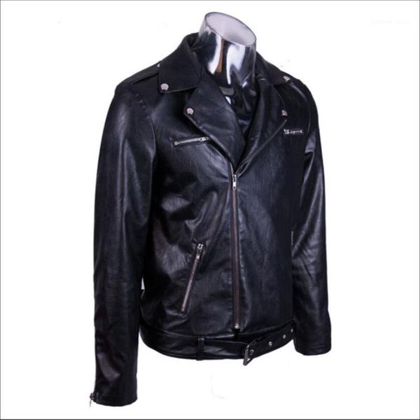 men's fur & faux s-3xl 2021 men clothing pu leather jacket singer short slim tide locomotive zipper motorcycle, Black
men's fur & faux s-3xl 2021 men clothing pu leather jacket singer short slim tide locomotive zipper motorcycle, Black
