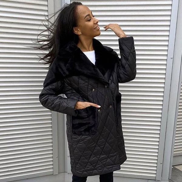patchwork long argyle parkas women fashion buttons straight coats elegant turn down collar cotton jackets female ladies women's &, Black
patchwork long argyle parkas women fashion buttons straight coats elegant turn down collar cotton jackets female ladies women's &, Black