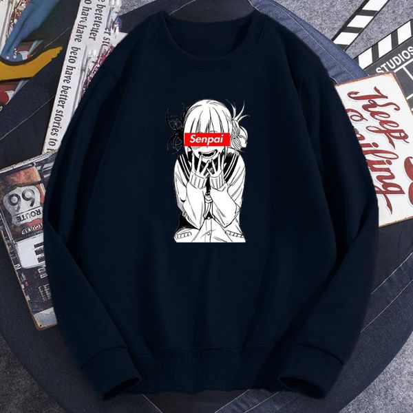 men's hoodies & sweatshirts senpai anime girl print harajuku japanese manga clothes 2021 autumn crewneck male hip hop streetwear, Black
men's hoodies & sweatshirts senpai anime girl print harajuku japanese manga clothes 2021 autumn crewneck male hip hop streetwear, Black